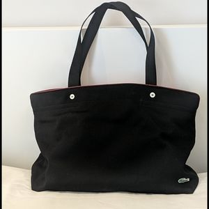 Lacoste Medium Canvas Tote